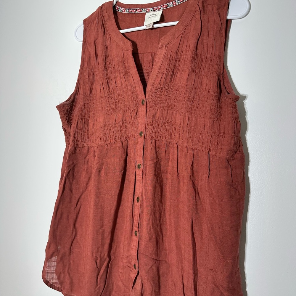 *💙 5 for $20* L Rust Tank Top